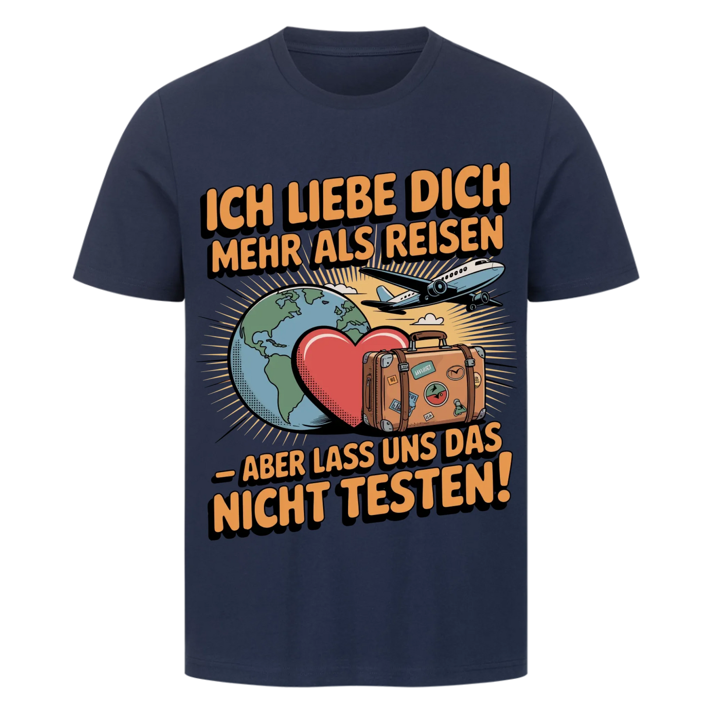 Ich liebe dich mehr als Reisen premium T-Shirt 28