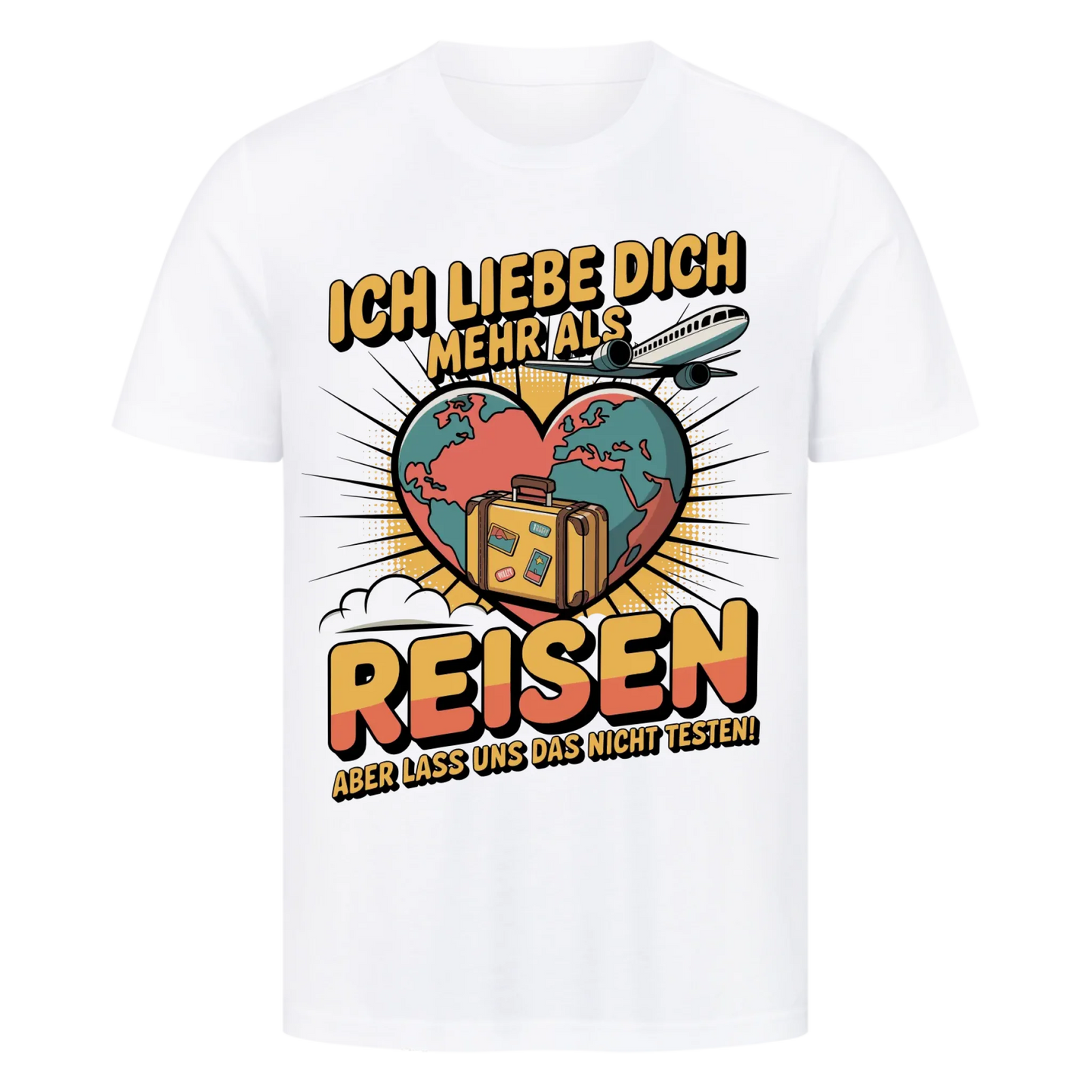 Ich liebe dich mehr als Reisen premium T-Shirt 29
