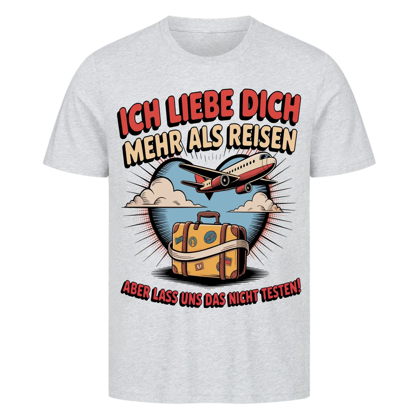 Ich liebe dich mehr als Reisen premium T-Shirt 30