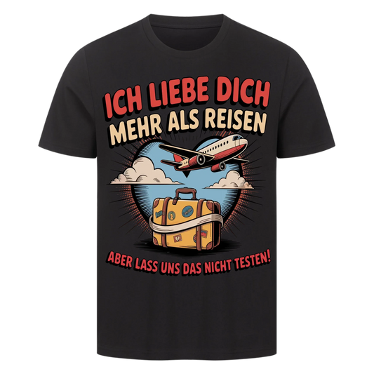 Ich liebe dich mehr als Reisen premium T-Shirt 30
