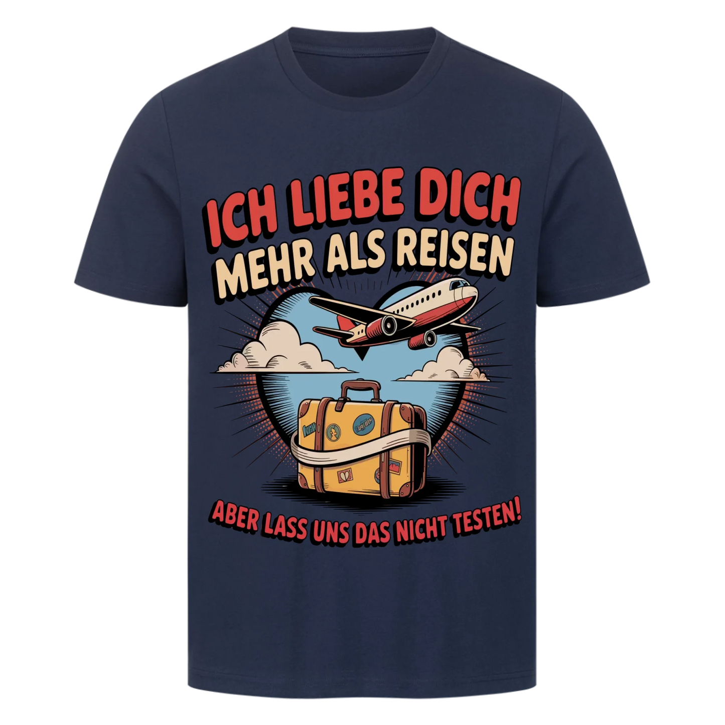 Ich liebe dich mehr als Reisen premium T-Shirt 30