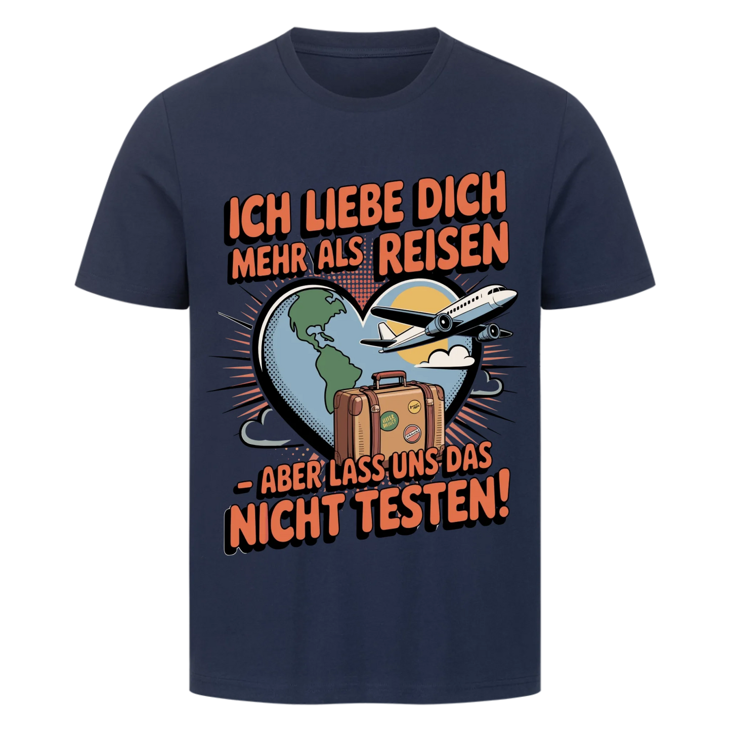 Ich liebe dich mehr als Reisen premium T-Shirt 31