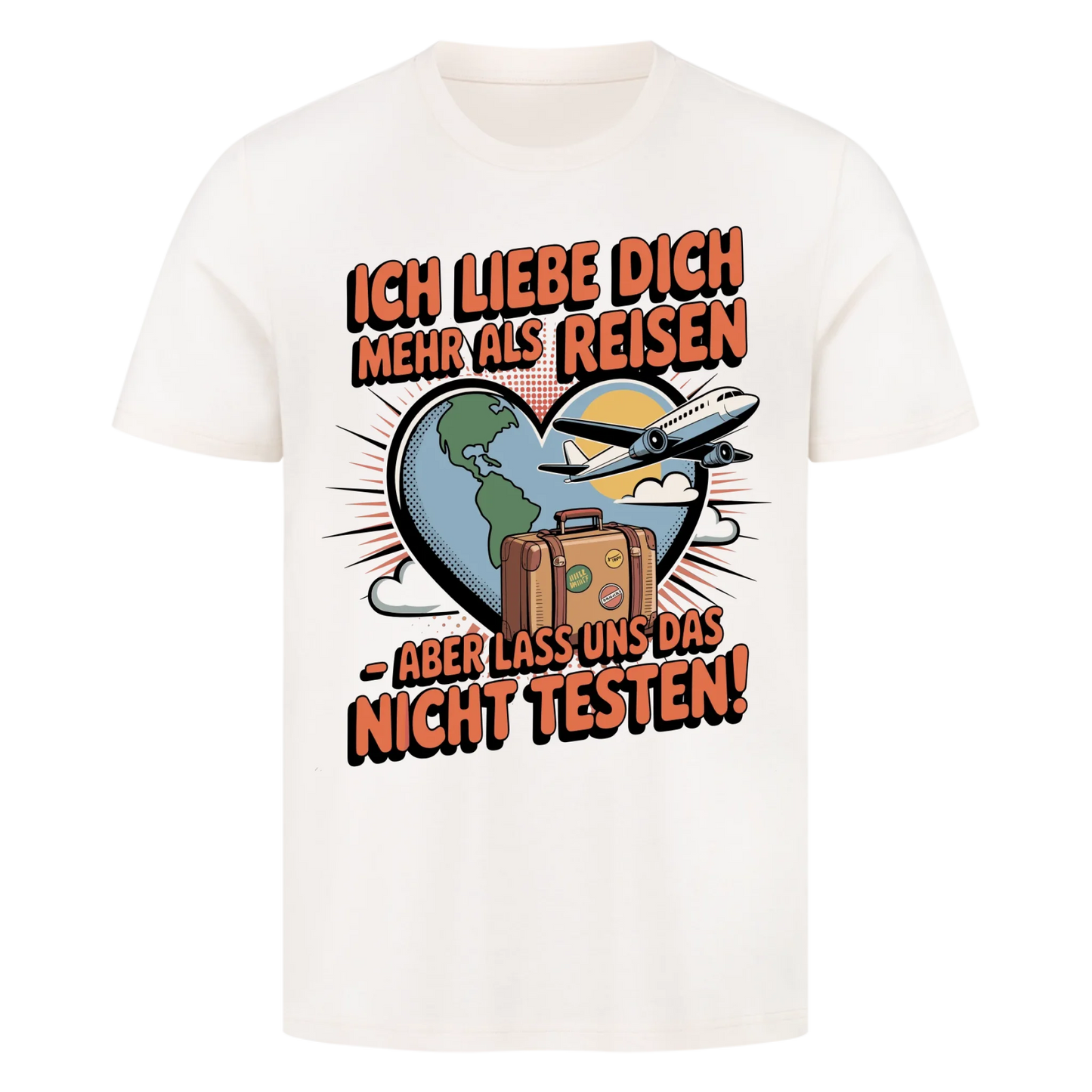 Ich liebe dich mehr als Reisen premium T-Shirt 31