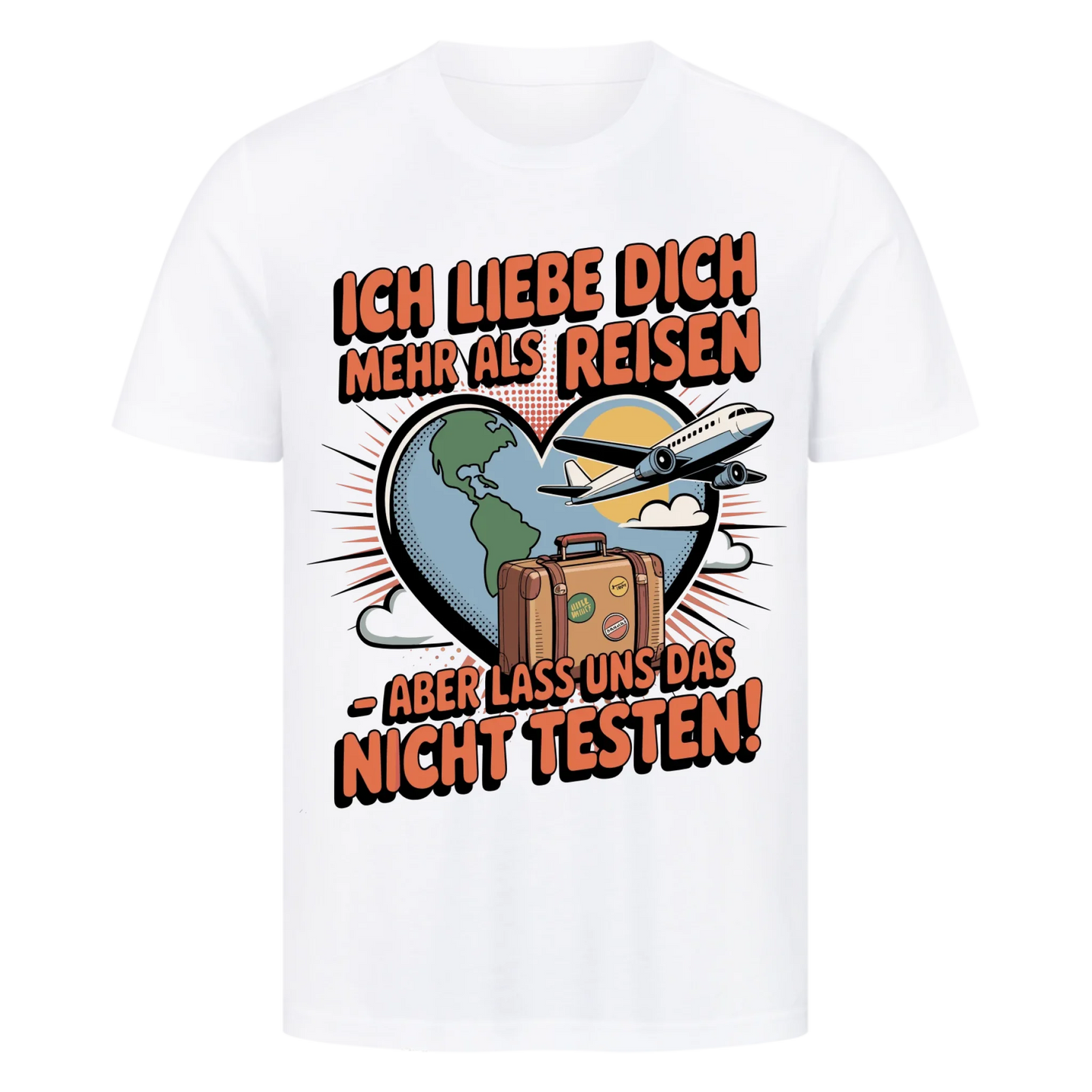 Ich liebe dich mehr als Reisen premium T-Shirt 31