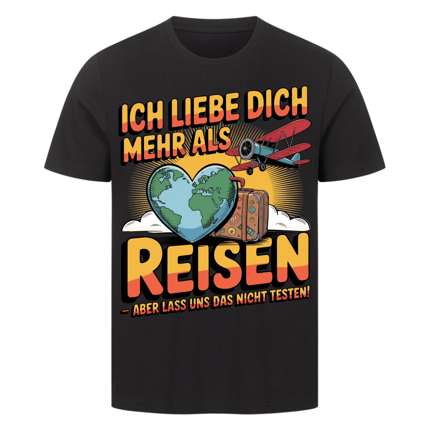 Ich liebe dich mehr als Reisen premium T-Shirt 32
