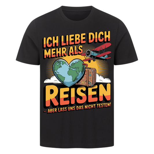 Ich liebe dich mehr als Reisen premium T-Shirt 32