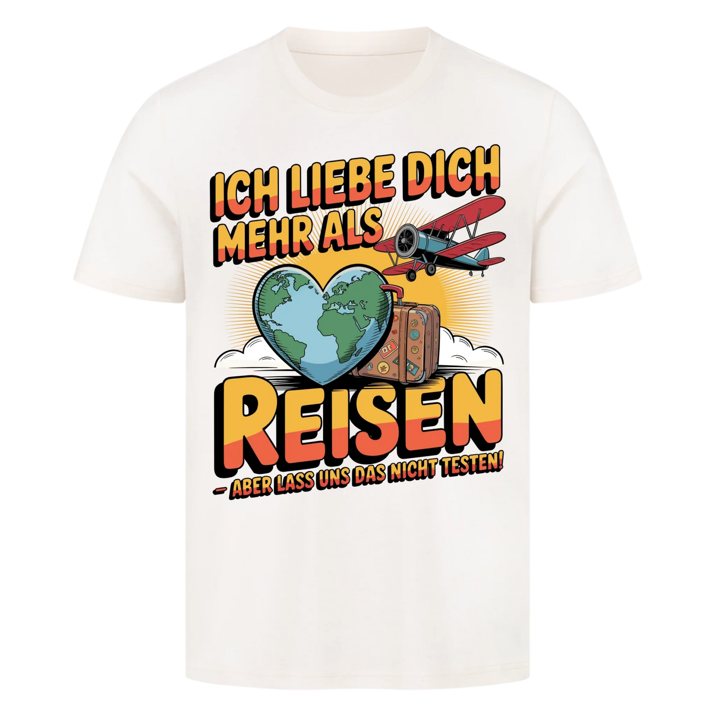 Ich liebe dich mehr als Reisen premium T-Shirt 32