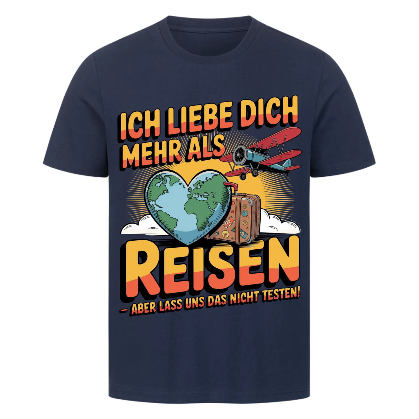 Ich liebe dich mehr als Reisen premium T-Shirt 32