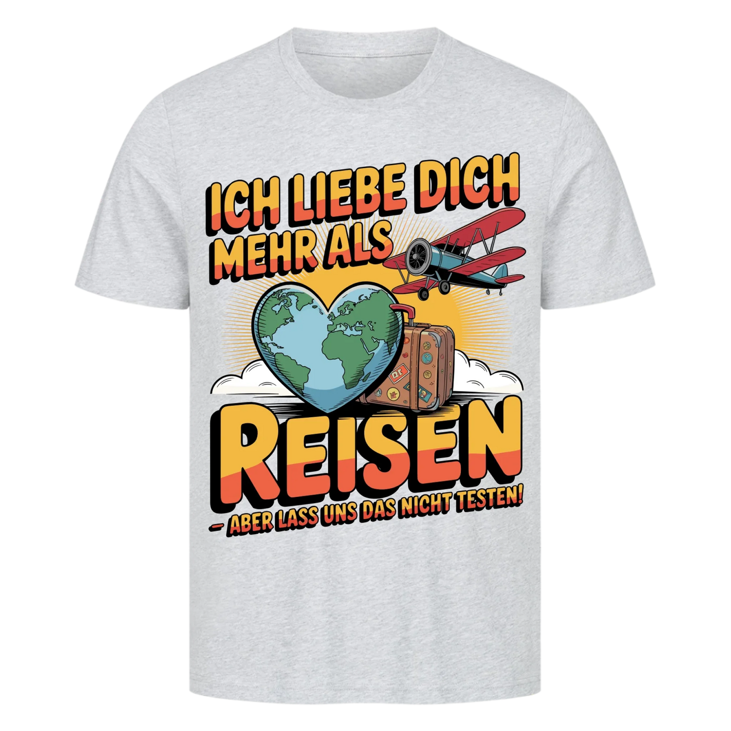 Ich liebe dich mehr als Reisen premium T-Shirt 32
