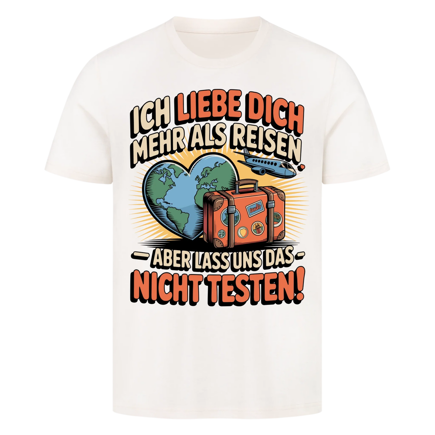 Ich liebe dich mehr als Reisen premium T-Shirt 33