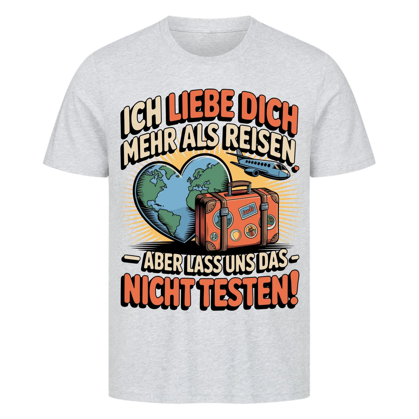 Ich liebe dich mehr als Reisen premium T-Shirt 33