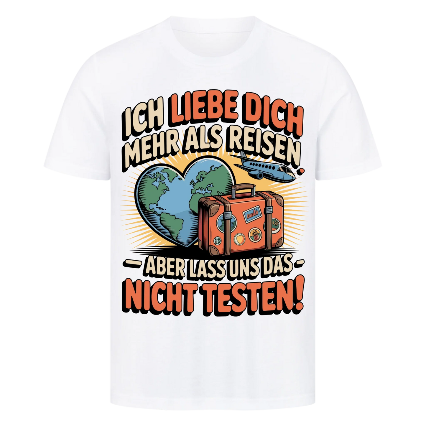 Ich liebe dich mehr als Reisen premium T-Shirt 33