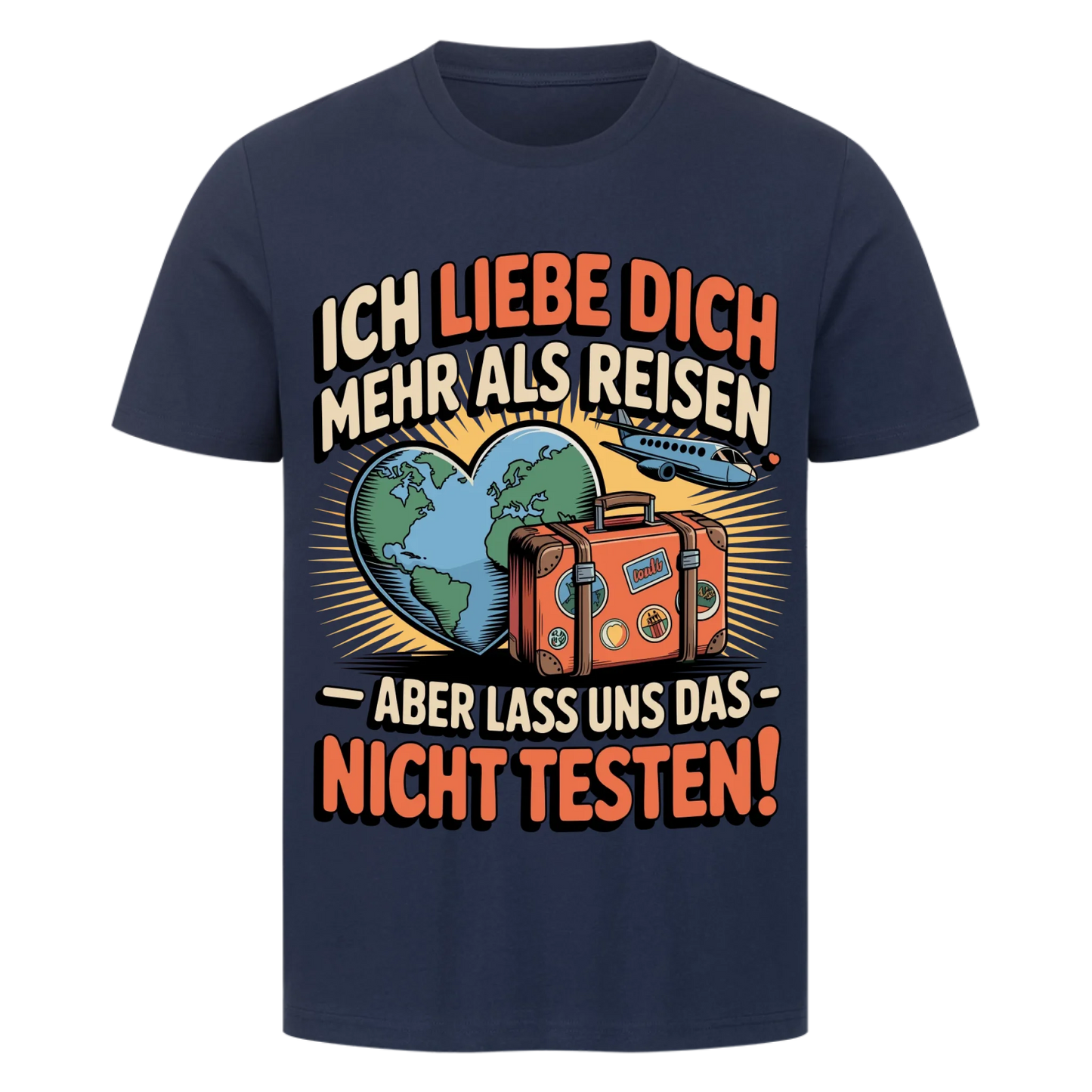Ich liebe dich mehr als Reisen premium T-Shirt 33