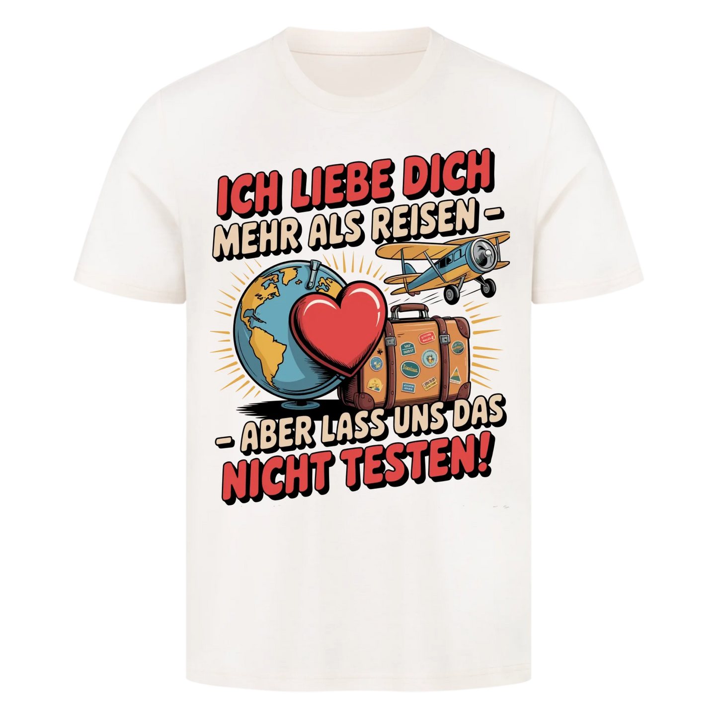 Ich liebe dich mehr als Reisen premium T-Shirt 34