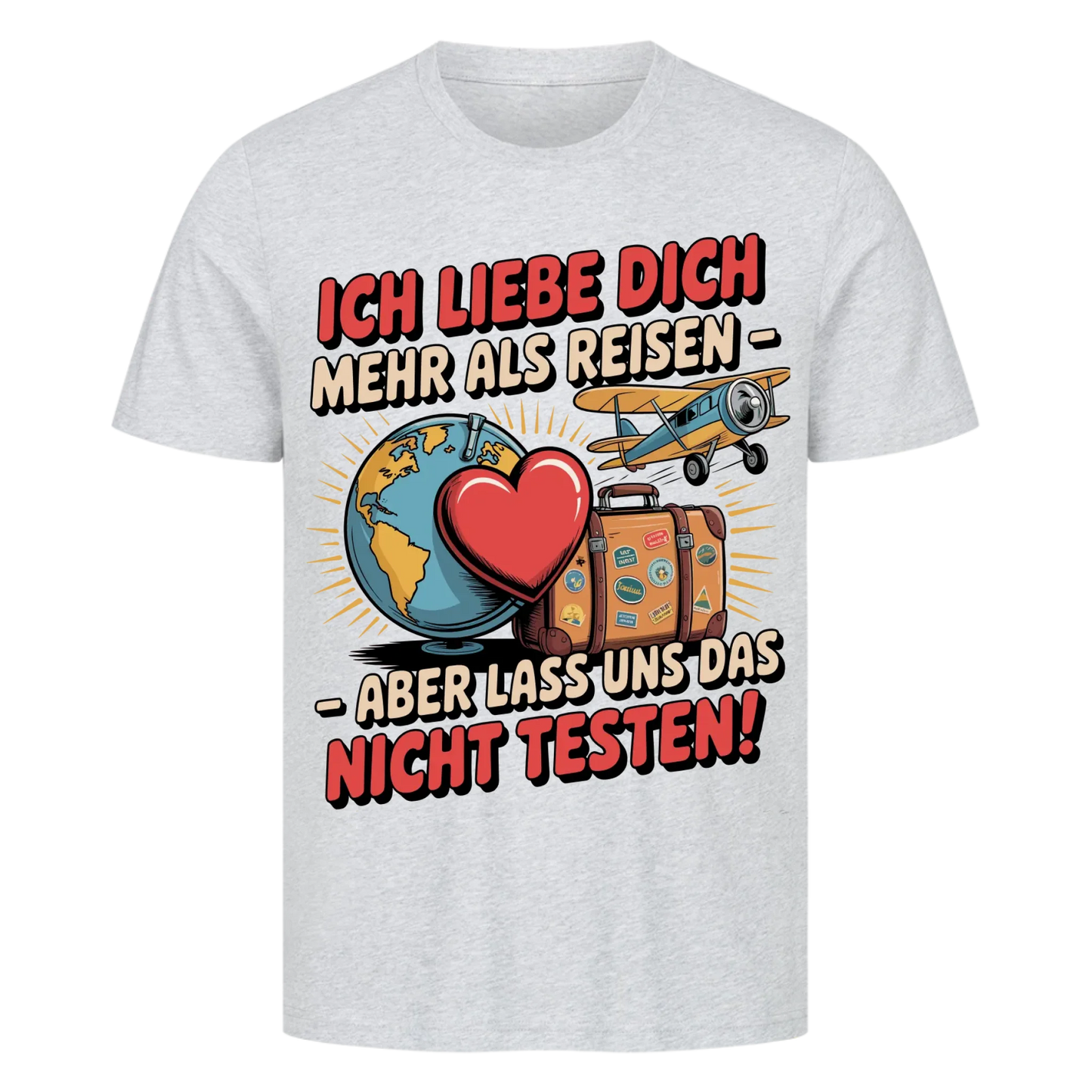 Ich liebe dich mehr als Reisen premium T-Shirt 34
