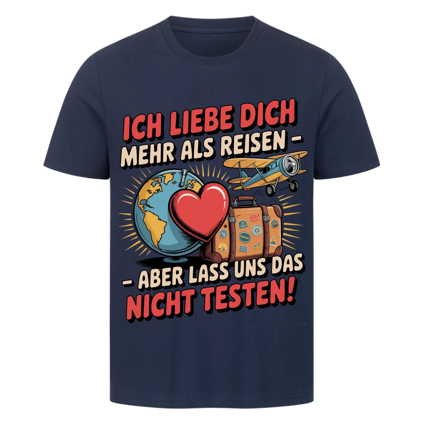 Ich liebe dich mehr als Reisen premium T-Shirt 34