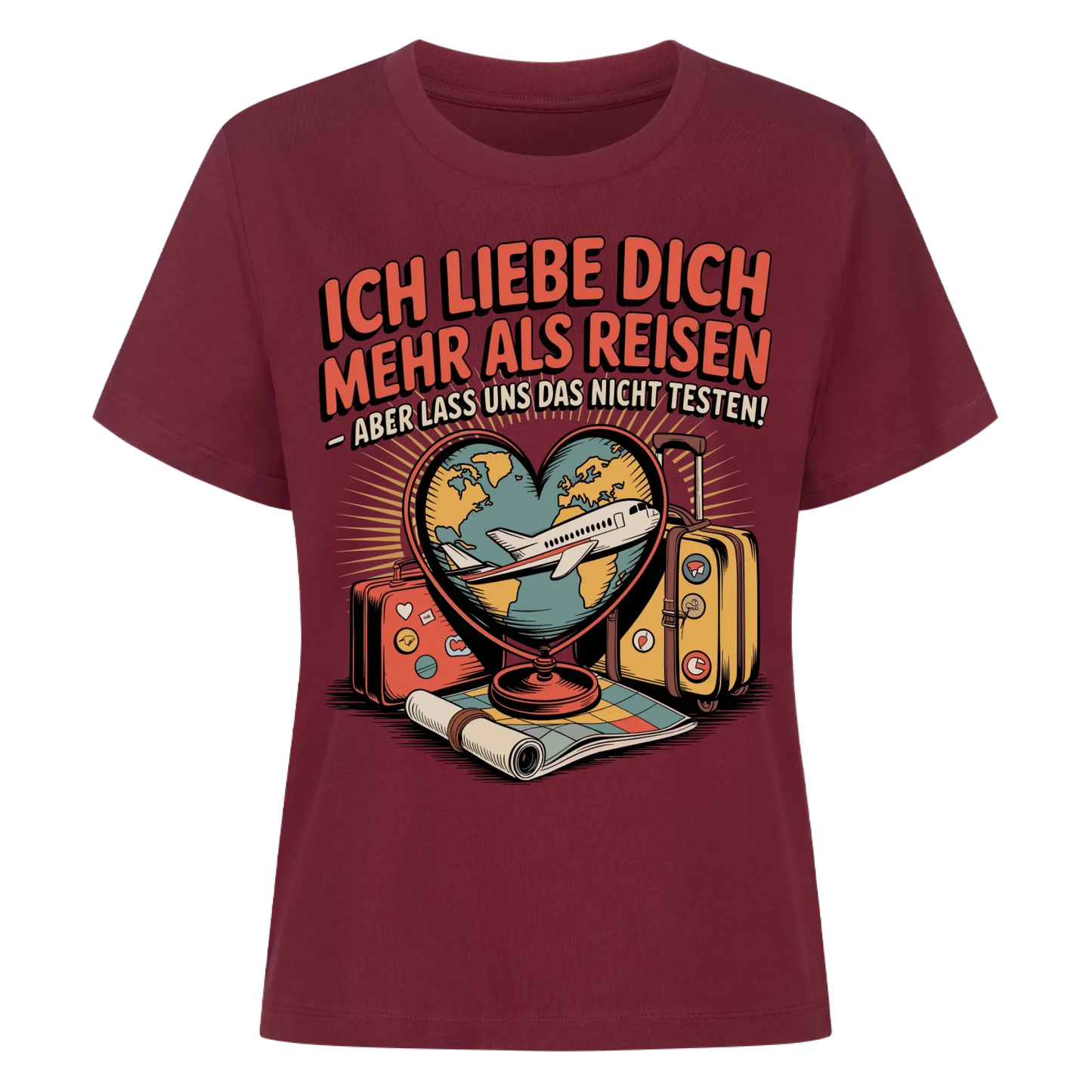 Ich liebe dich mehr als Reisen aber lass uns das nicht testen Lady Shirt 27