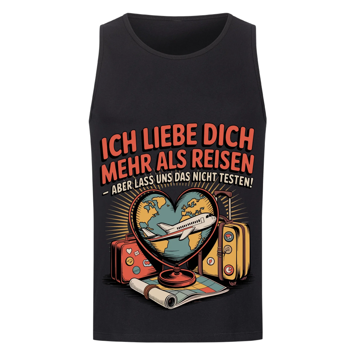 Ich liebe dich mehr als Reisen aber lass uns das nicht testen Tanktop 27