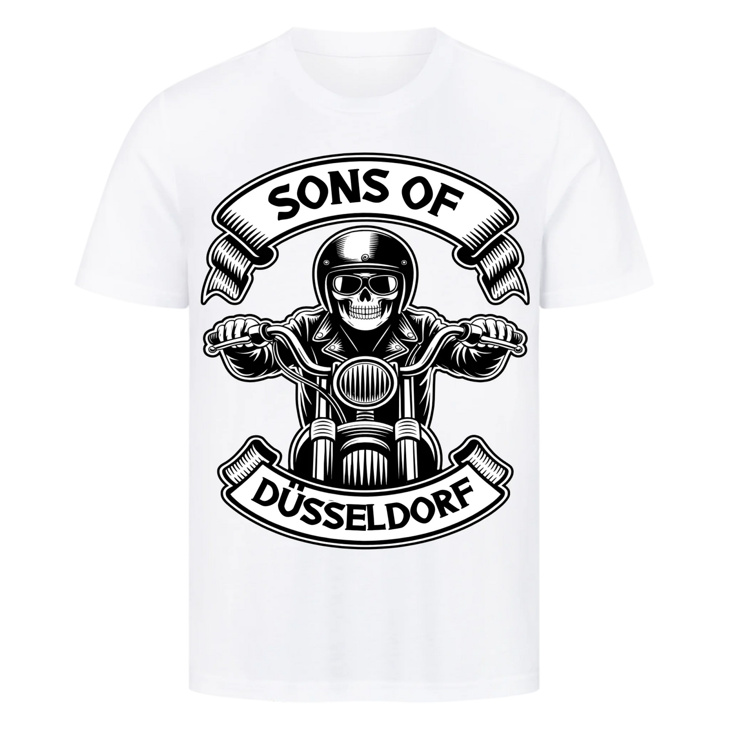 Sons of [Ort] – Personalisiertes Biker Premium T-Shirt