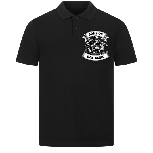 Sons of [Ort] – Personalisiertes Biker Poloshirt Brustlogo