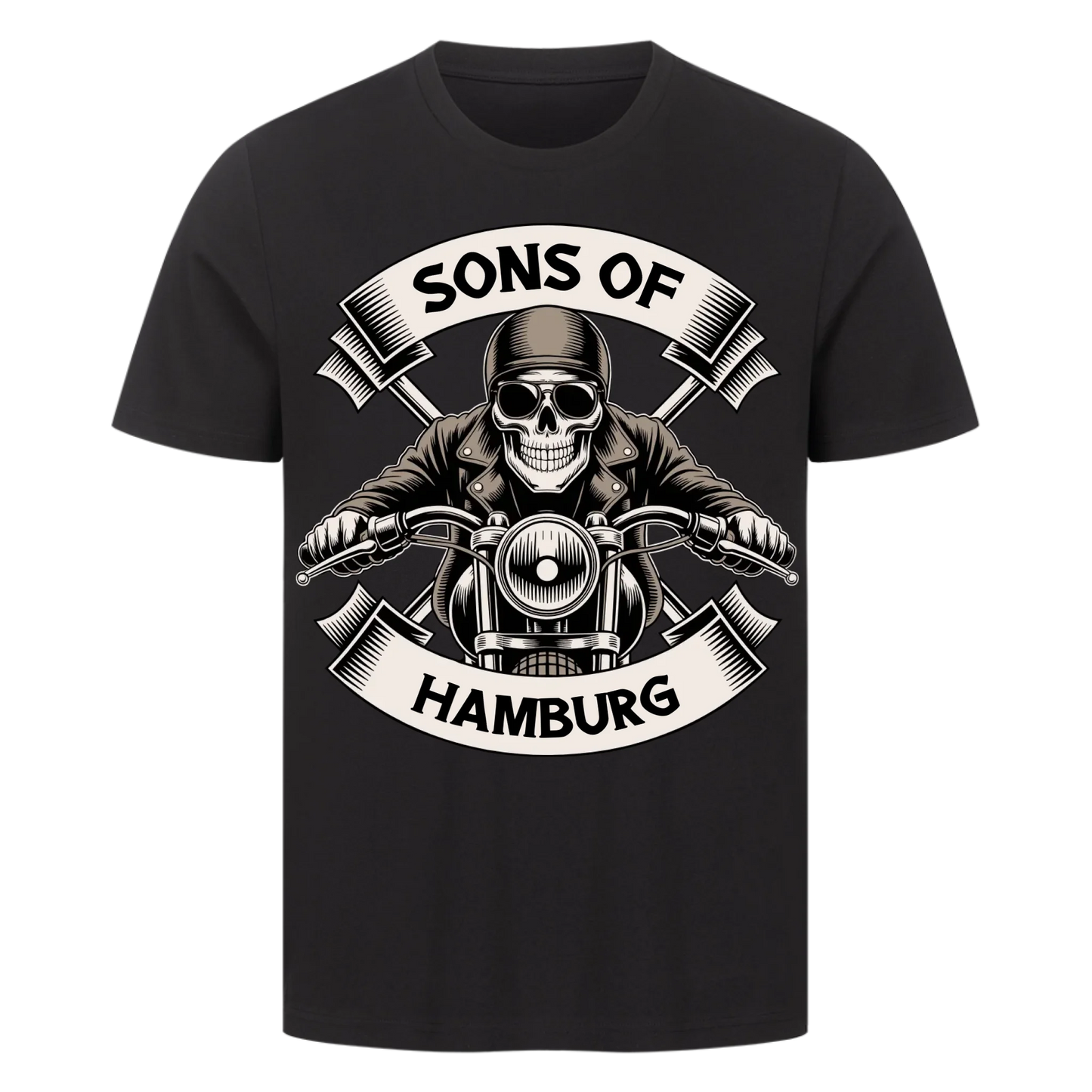 Sons of [Ort] – Personalisiertes Biker Premium T-Shirt