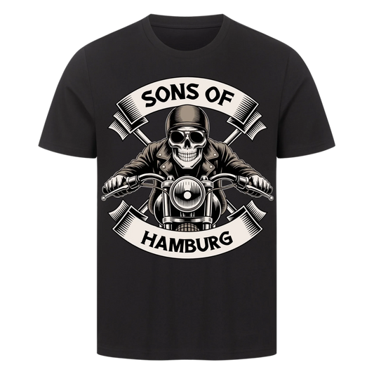 Sons of [Ort] – Personalisiertes Biker Premium T-Shirt
