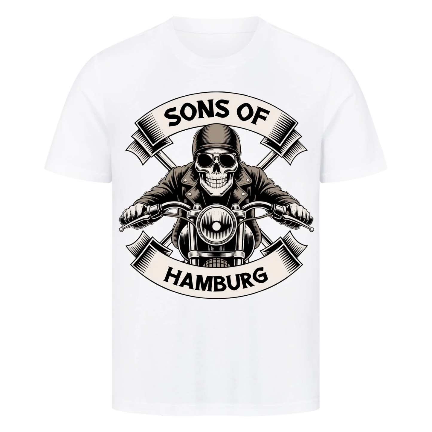 Sons of [Ort] – Personalisiertes Biker Premium T-Shirt