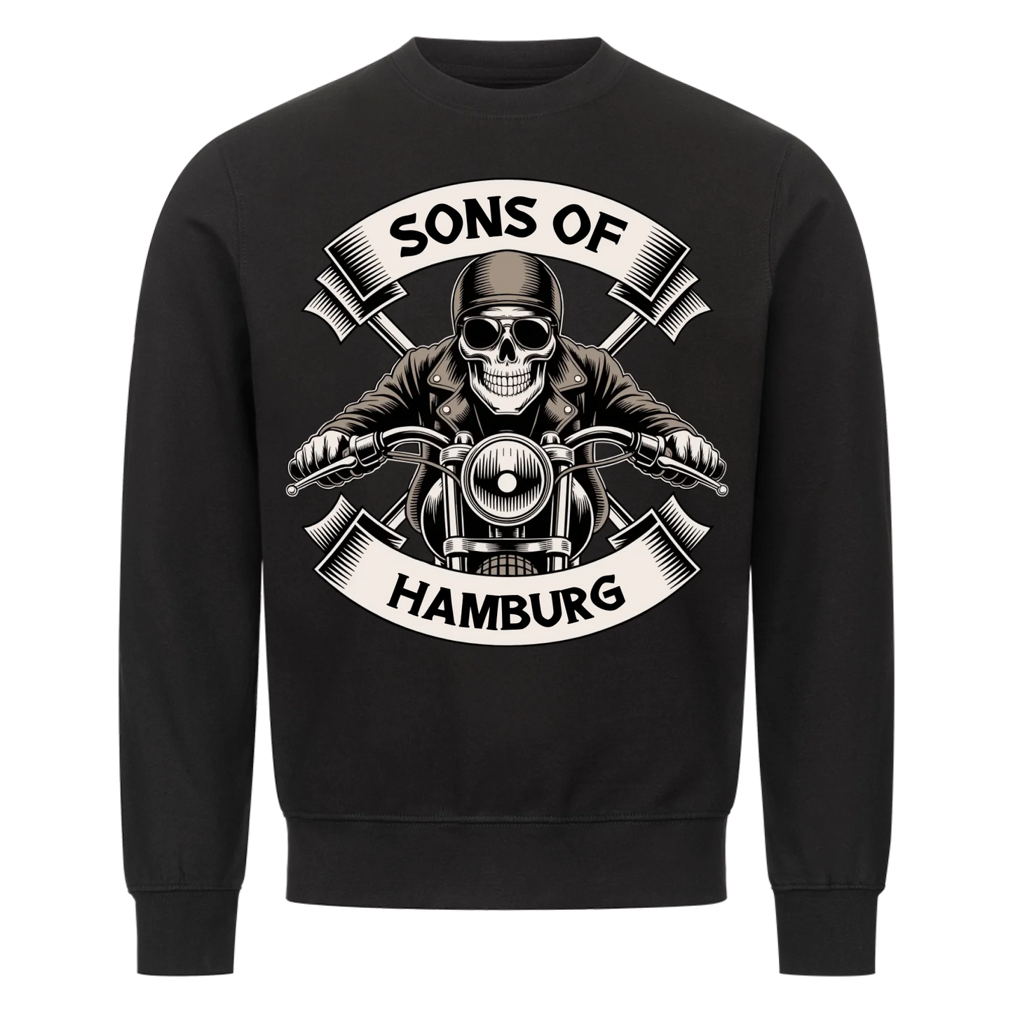 Sons of [Ort] – Personalisiertes Biker Premium Sweatshirt