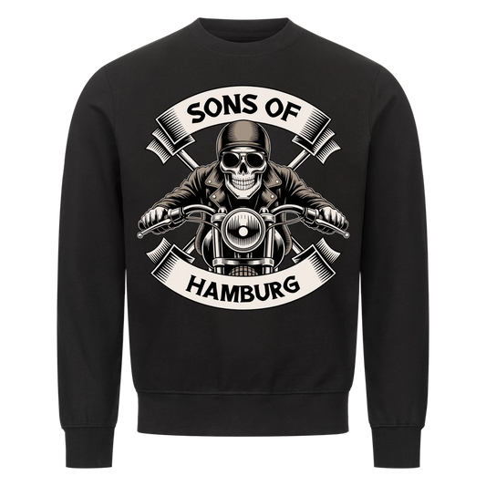 Sons of [Ort] – Personalisiertes Biker Premium Sweatshirt