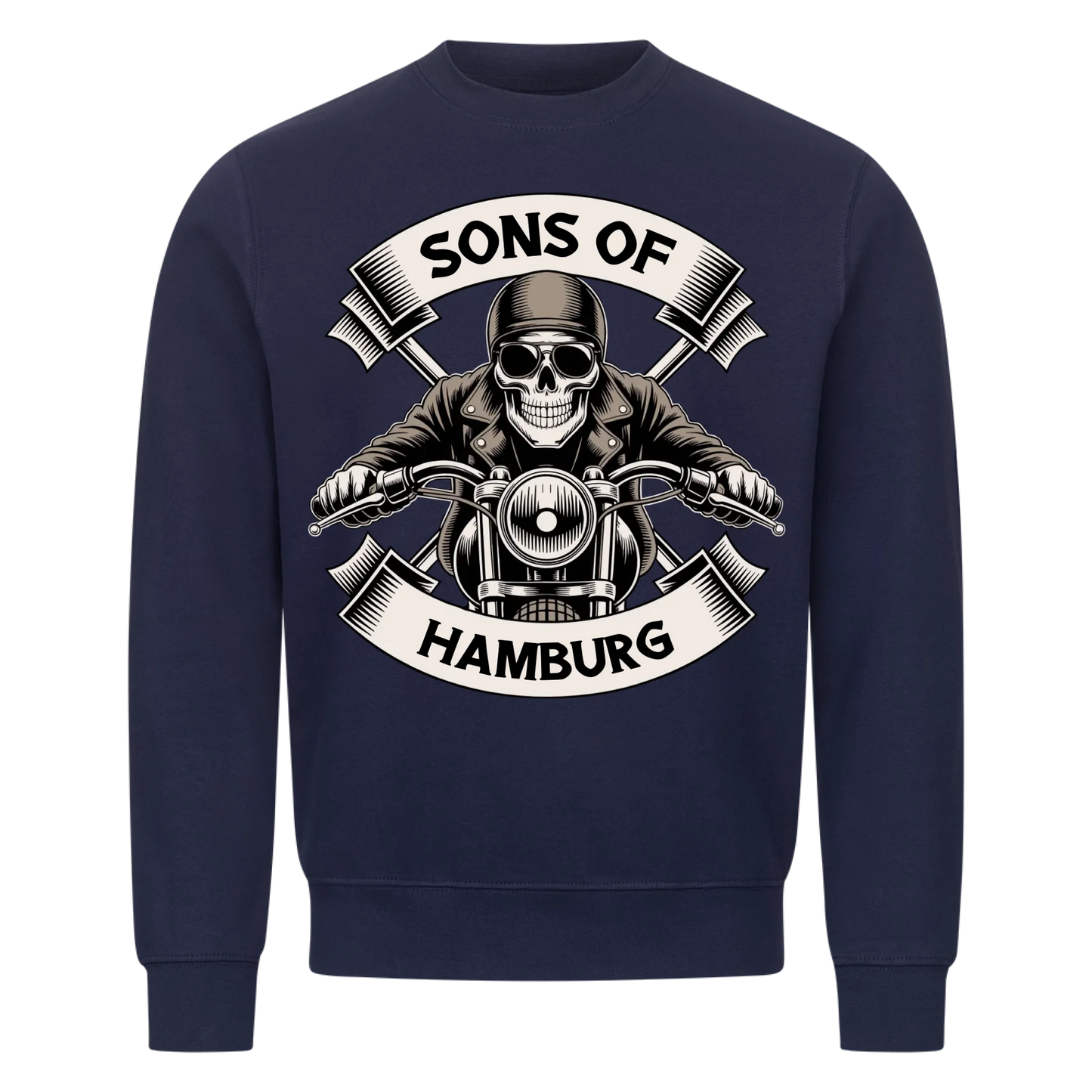 Sons of [Ort] – Personalisiertes Biker Premium Sweatshirt