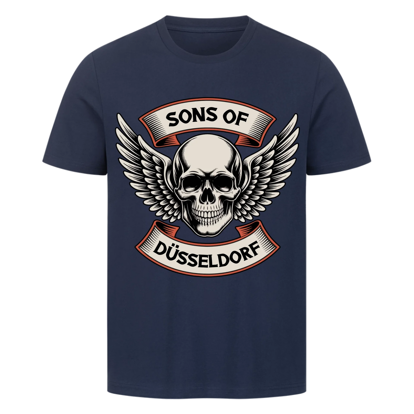 Sons of [Ort] BORN TO RIDE – Personalisiertes Biker Premium T-Shirt