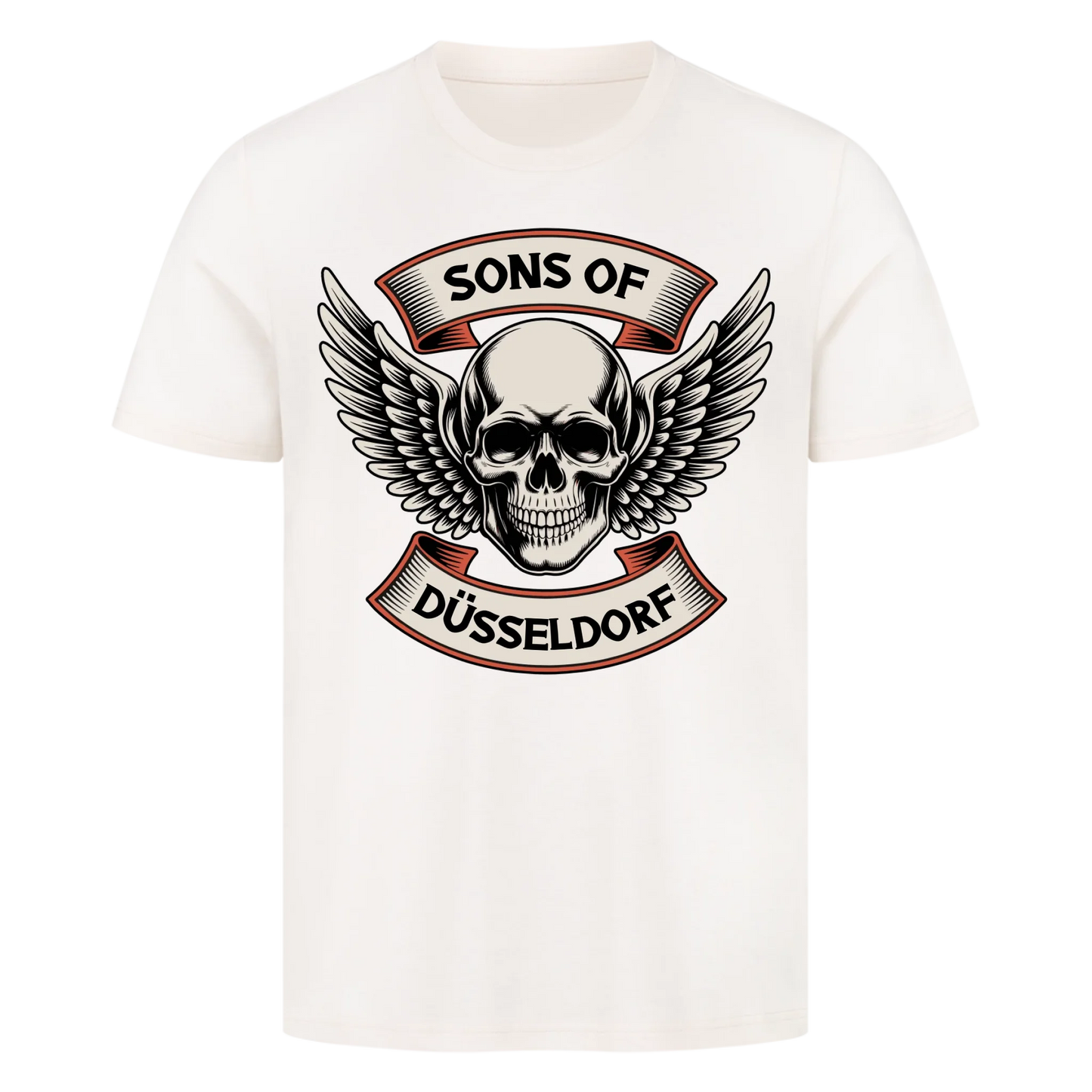 Sons of [Ort] BORN TO RIDE – Personalisiertes Biker Premium T-Shirt