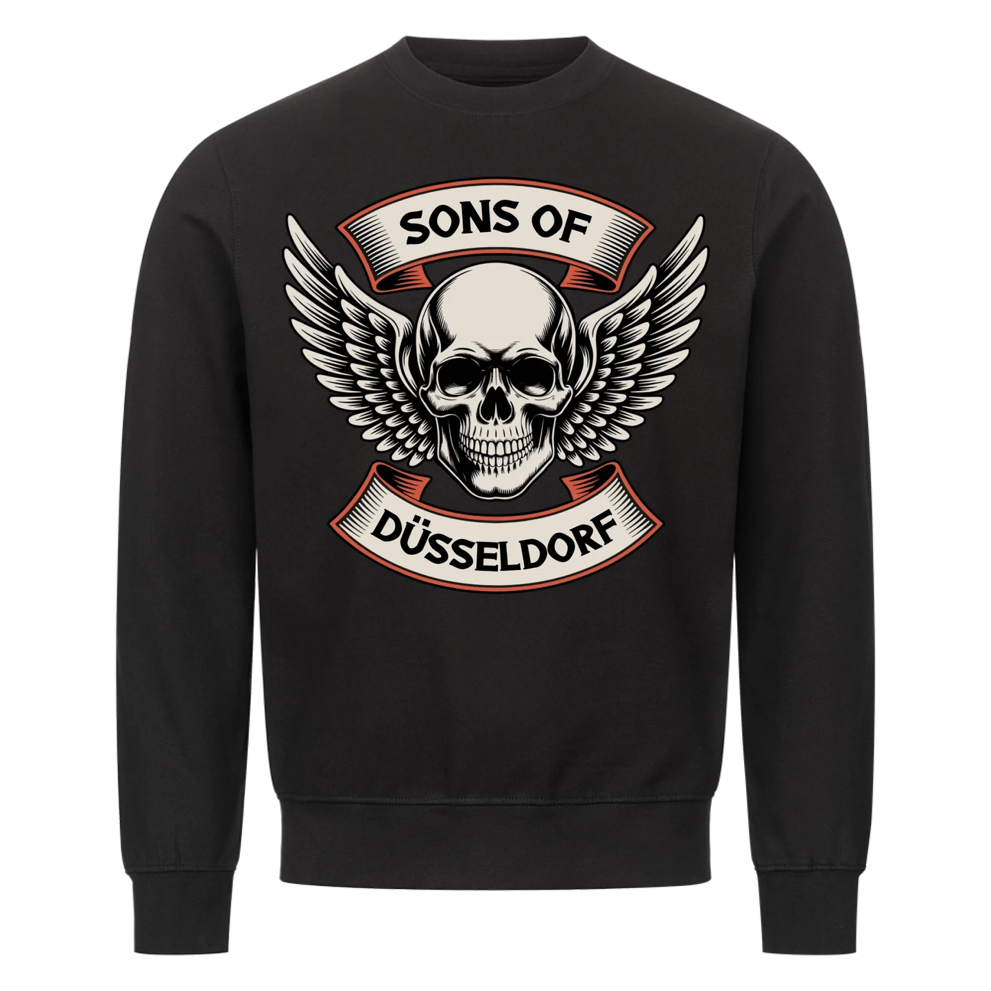 Sons of [Ort] BORN TO RIDE – Personalisiertes Biker Premium Sweatshirt
