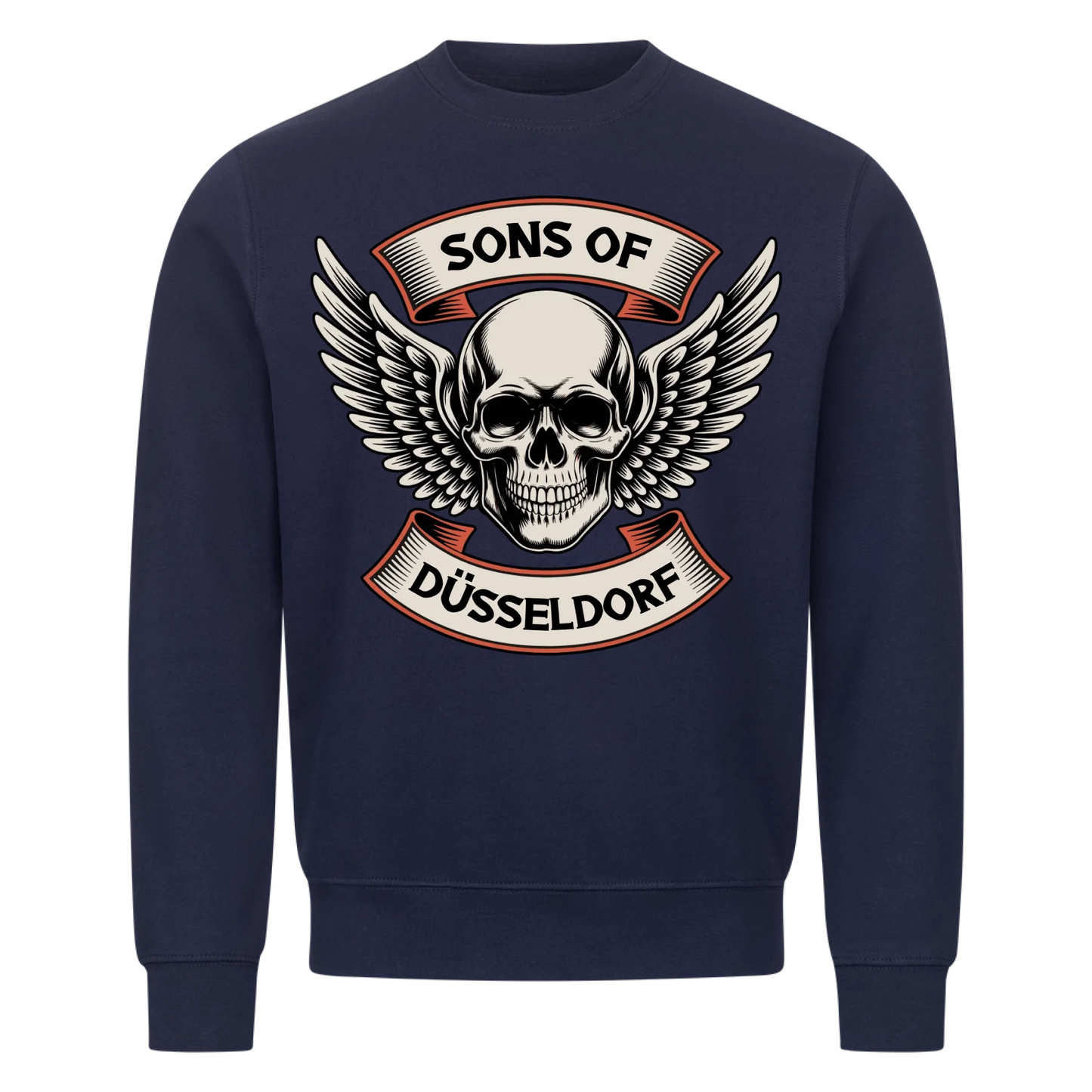 Sons of [Ort] BORN TO RIDE – Personalisiertes Biker Premium Sweatshirt