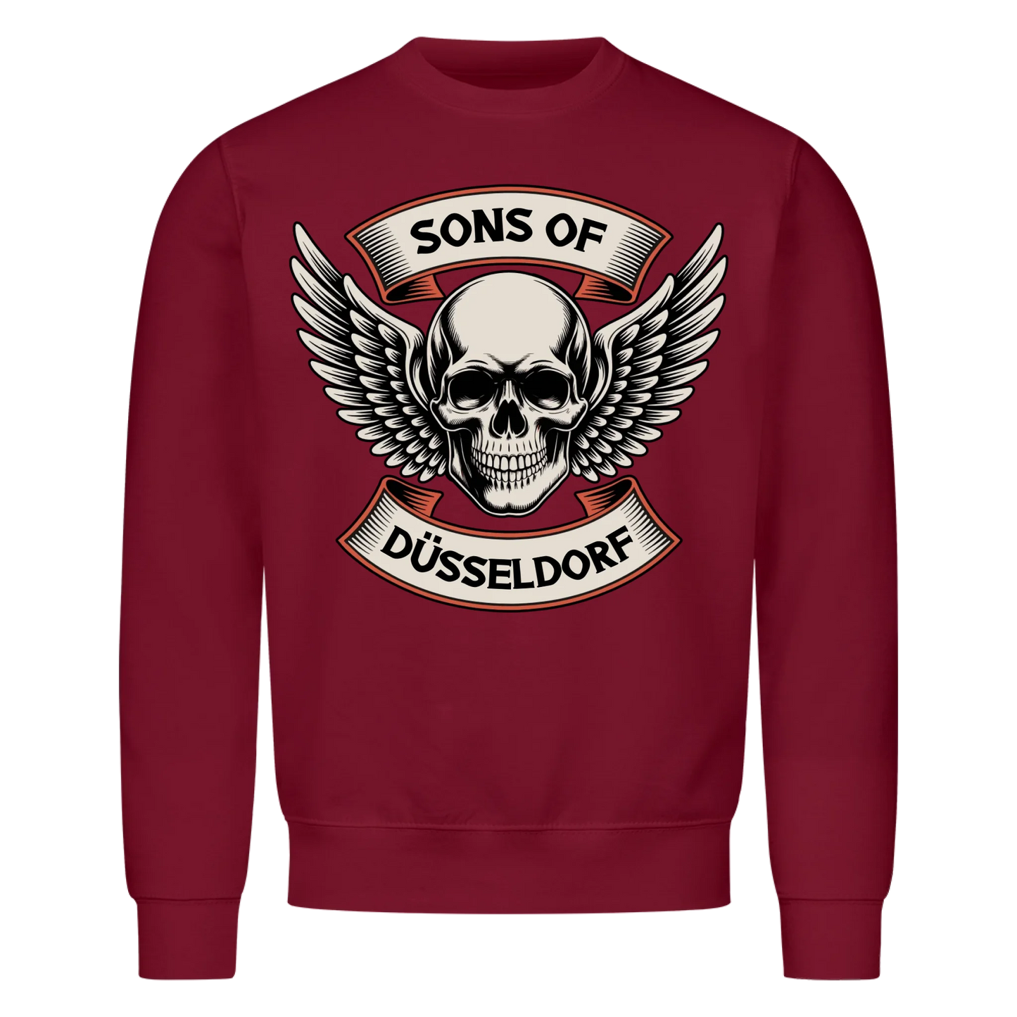 Sons of [Ort] BORN TO RIDE – Personalisiertes Biker Premium Sweatshirt