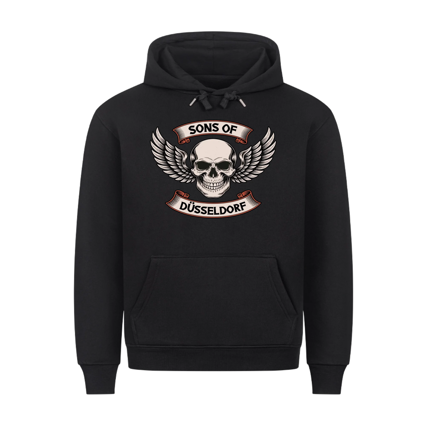 Sons of [Ort] BORN TO RIDE – Personalisiertes Biker Premium Hoodie