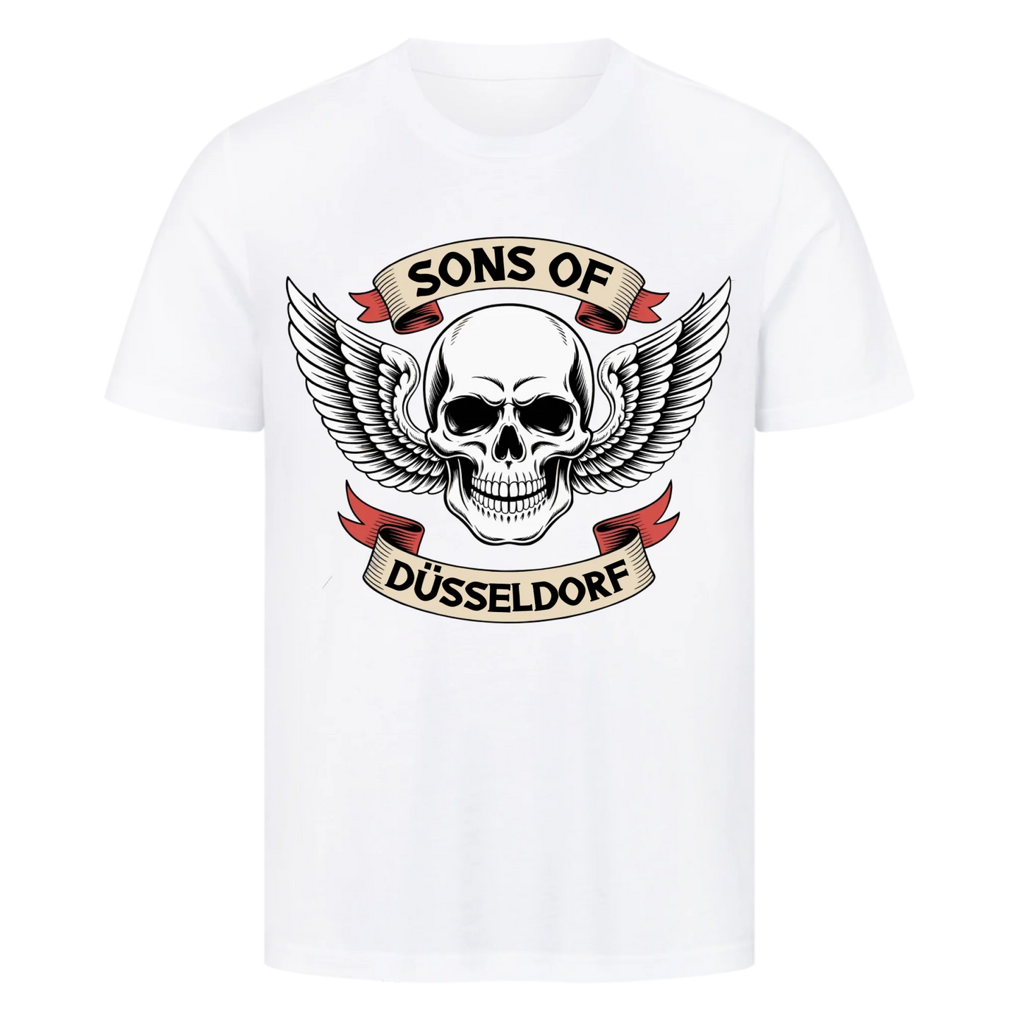 Sons of [Ort] BORN TO RIDE – Personalisiertes Biker Premium T-Shirt