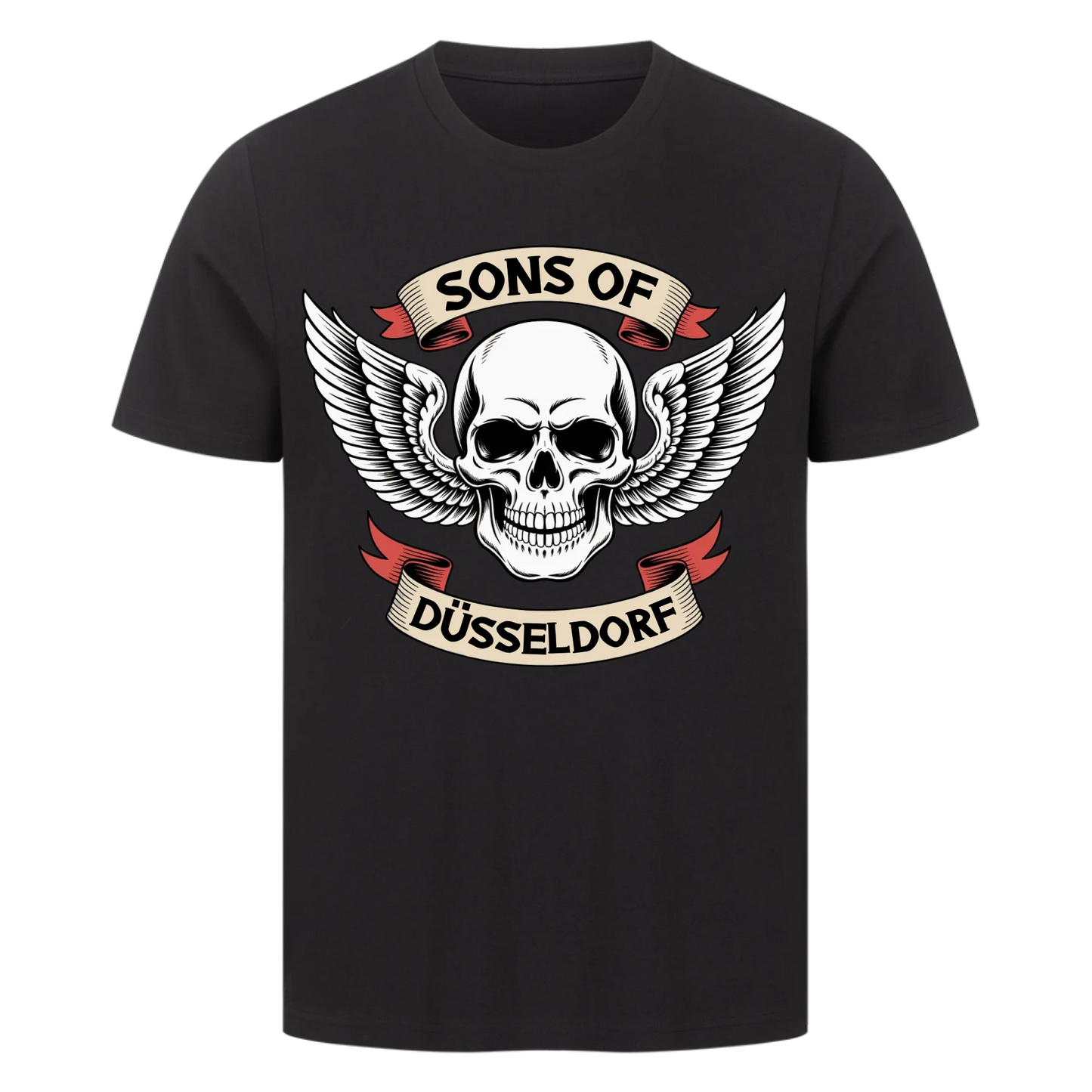 Sons of [Ort] BORN TO RIDE – Personalisiertes Biker Premium T-Shirt
