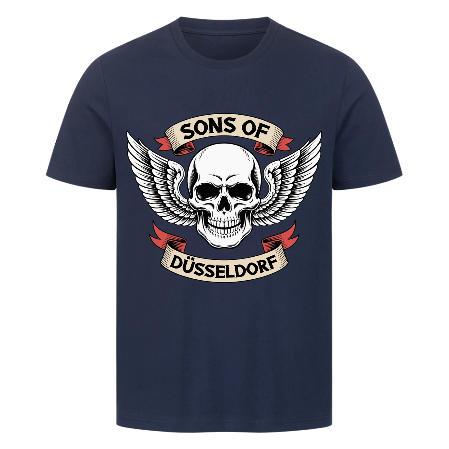 Sons of [Ort] BORN TO RIDE – Personalisiertes Biker Premium T-Shirt