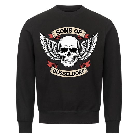 Sons of [Ort] BORN TO RIDE – Personalisiertes Biker Premium Sweatshirt