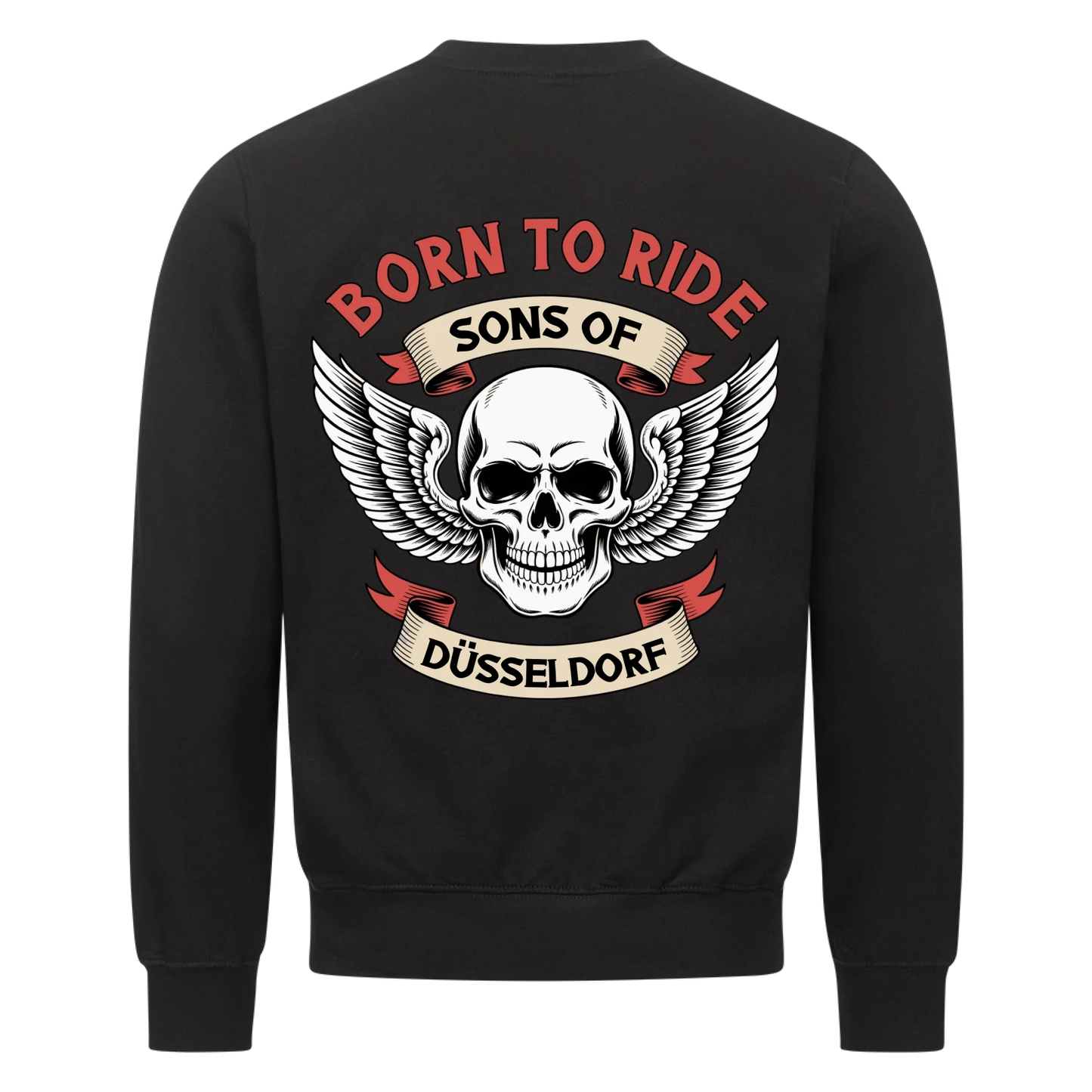 Sons of [Ort] BORN TO RIDE – Personalisiertes Biker Premium Sweatshirt