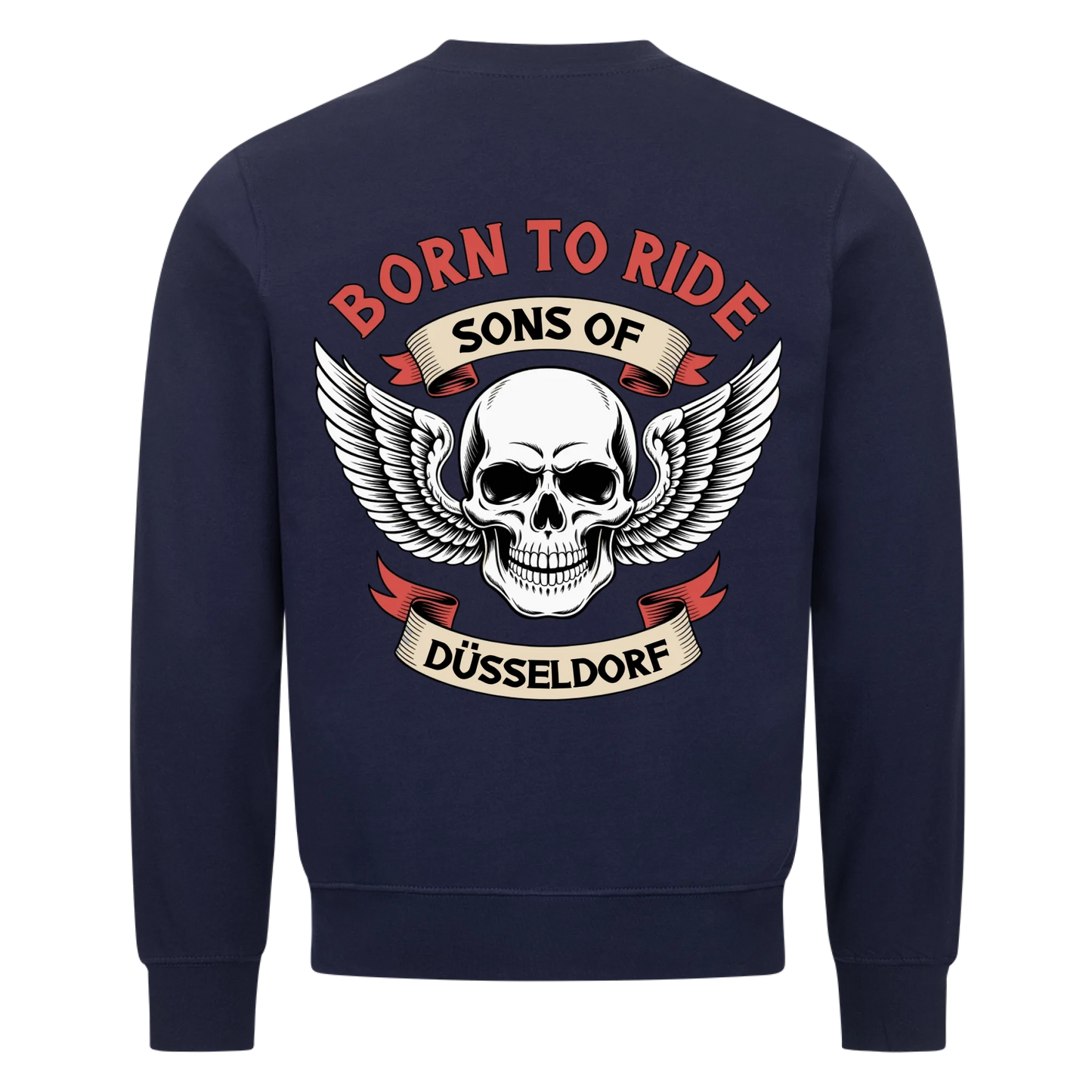 Sons of [Ort] BORN TO RIDE – Personalisiertes Biker Premium Sweatshirt