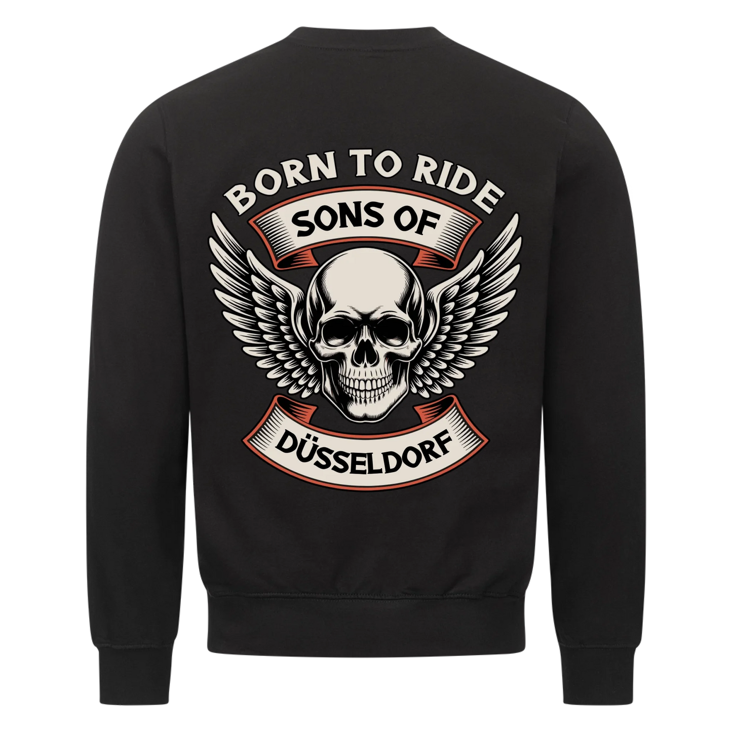 Sons of [Ort] BORN TO RIDE – Personalisiertes Biker Premium Sweatshirt
