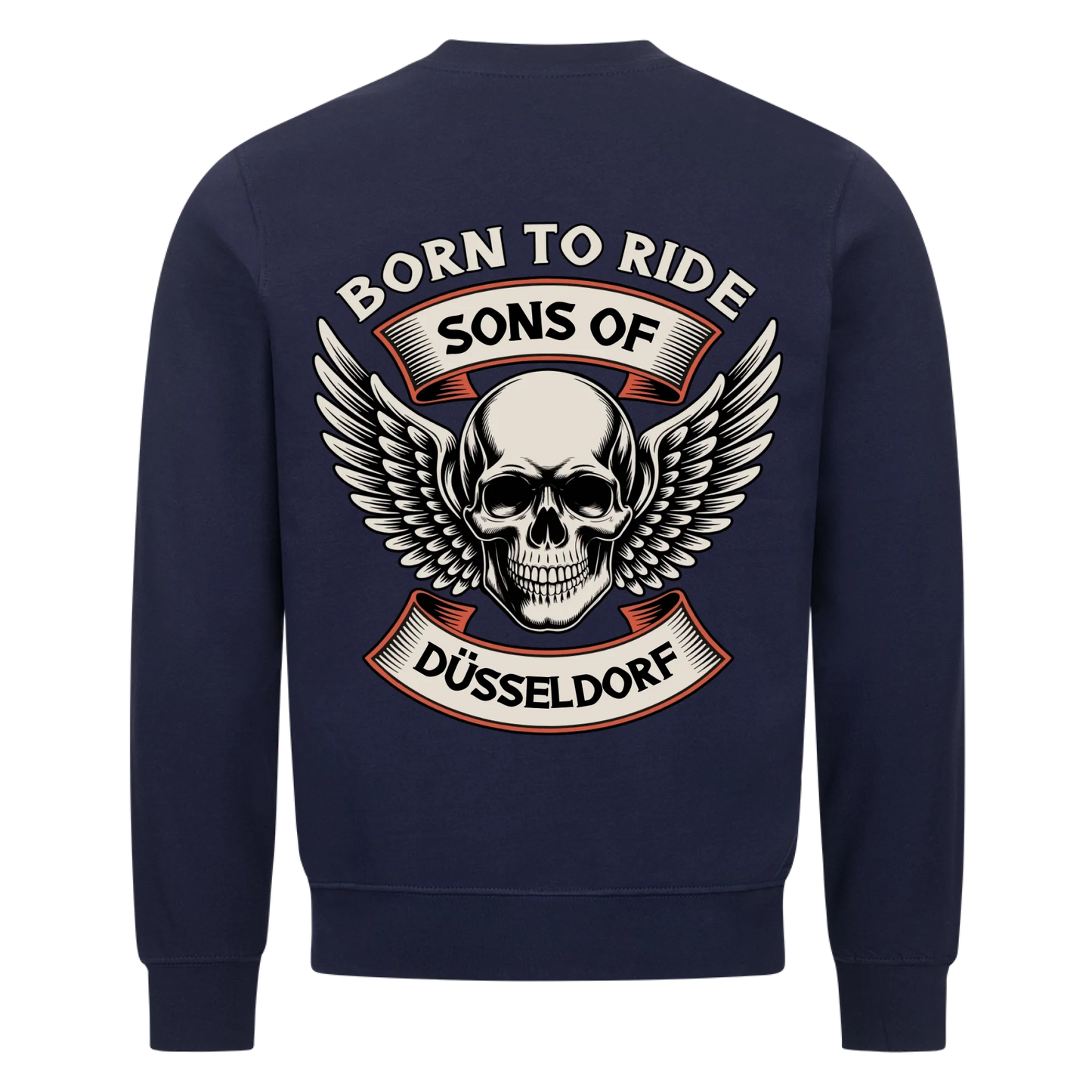 Sons of [Ort] BORN TO RIDE – Personalisiertes Biker Premium Sweatshirt