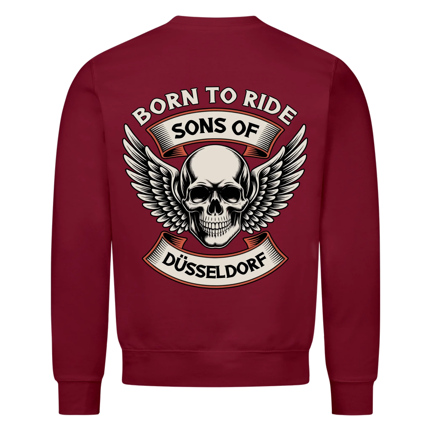 Sons of [Ort] BORN TO RIDE – Personalisiertes Biker Premium Sweatshirt