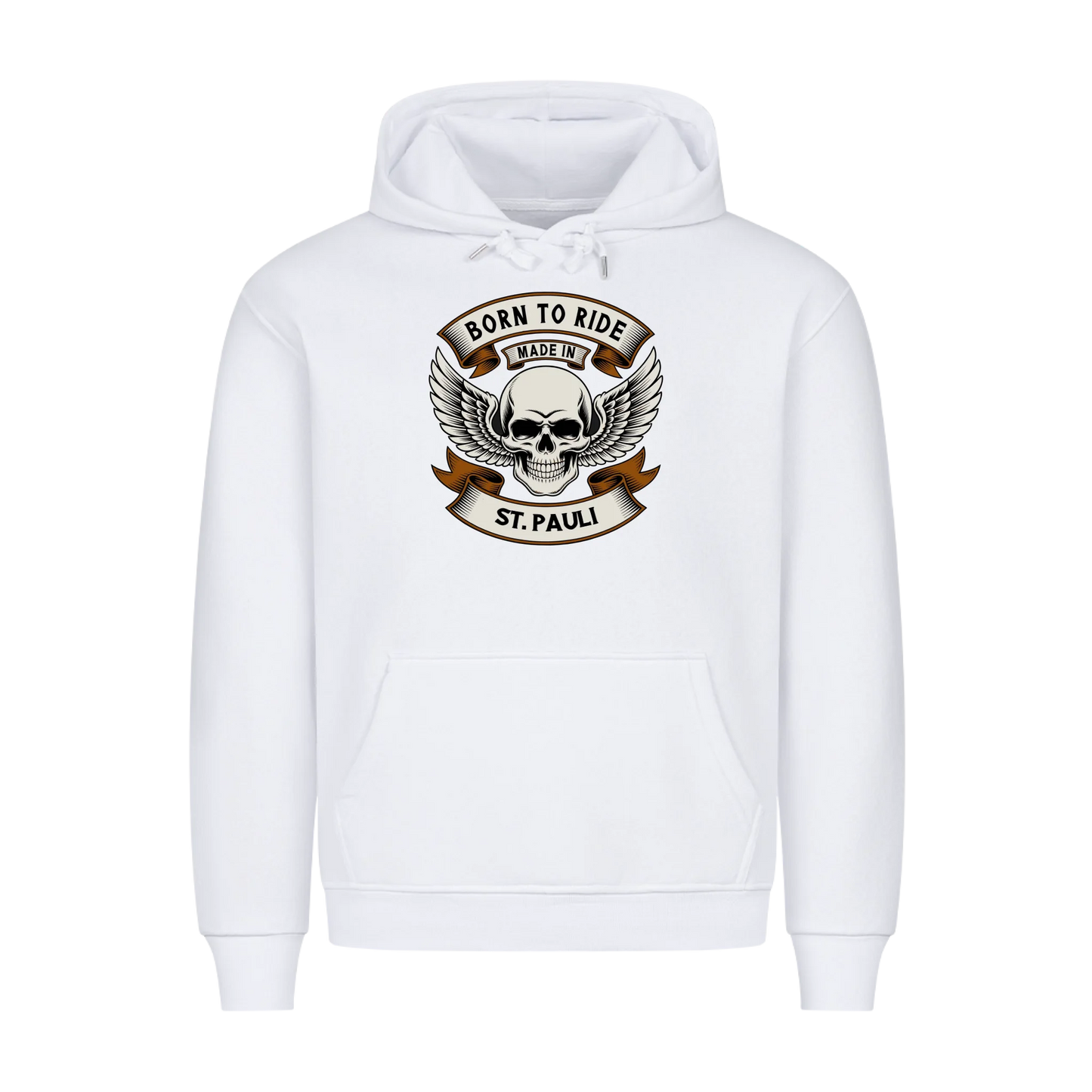 Born to Ride made in [Ort] – Personalisiertes Biker Premium Hoodie 18