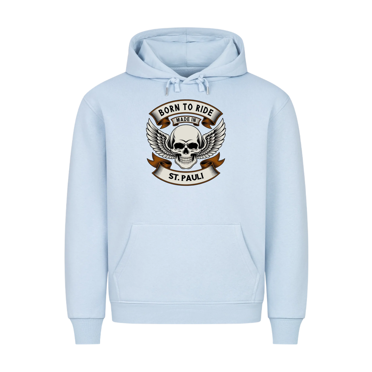 Born to Ride made in [Ort] – Personalisiertes Biker Premium Hoodie 18