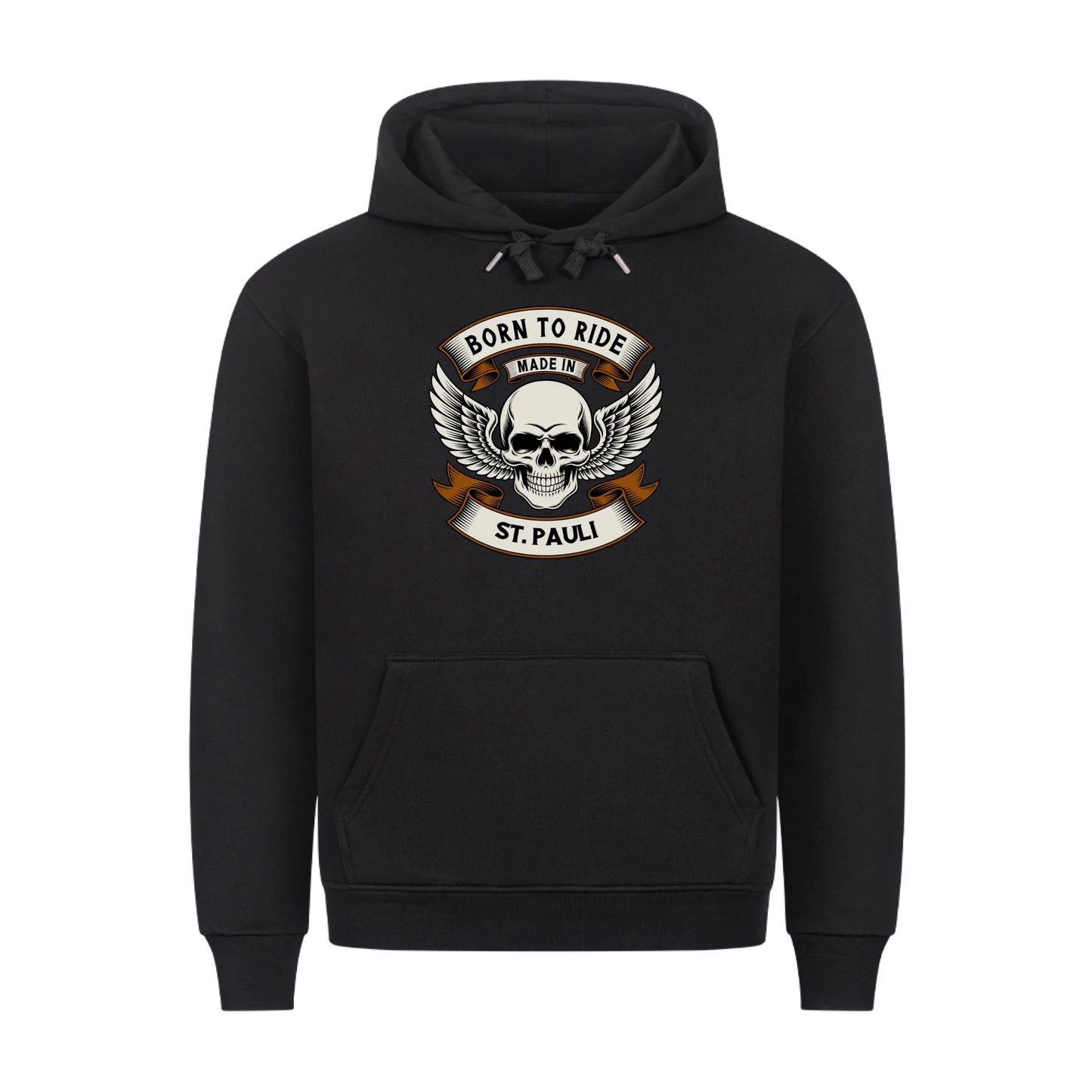 Born to Ride made in [Ort] – Personalisiertes Biker Premium Hoodie 18