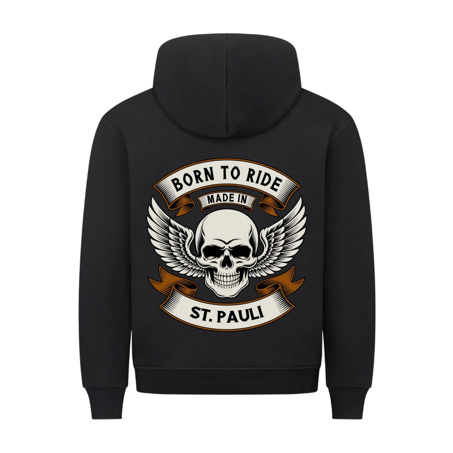 Born to Ride made in [Ort] – Personalisiertes Biker Premium Hoodie 18