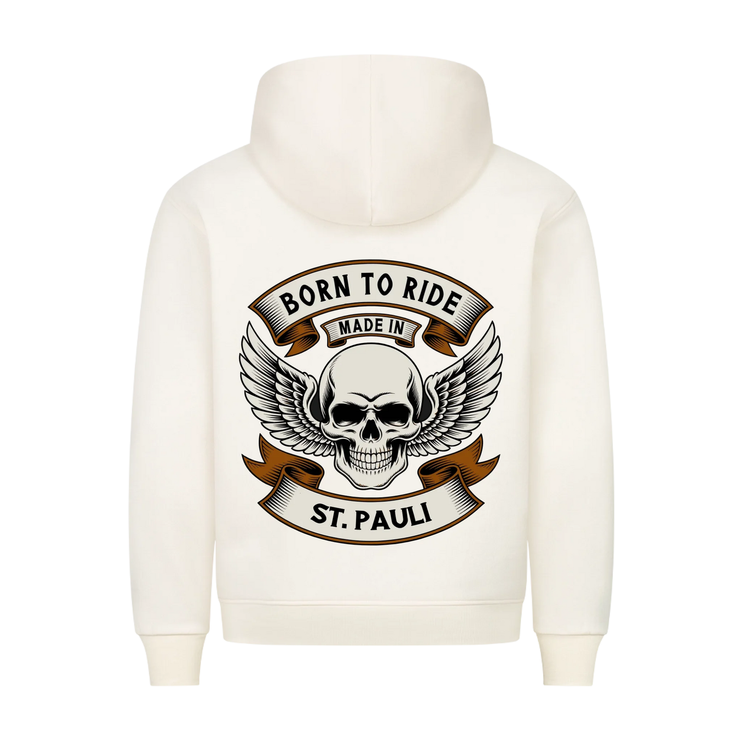 Born to Ride made in [Ort] – Personalisiertes Biker Premium Hoodie 18